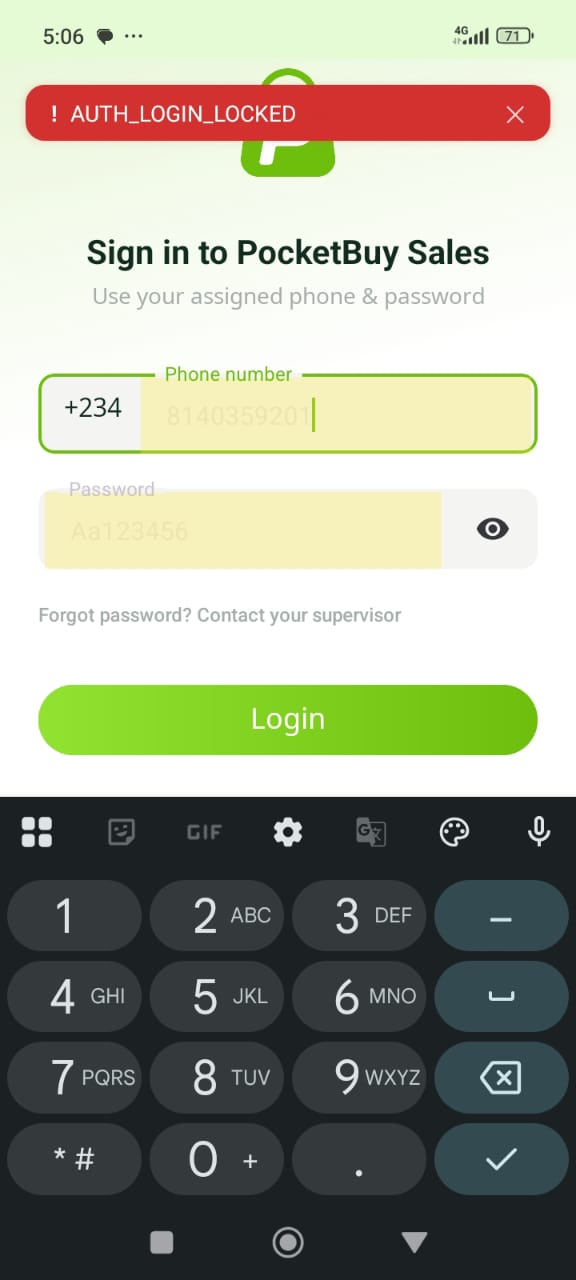 登录页显示 AUTH_LOGIN_LOCKED